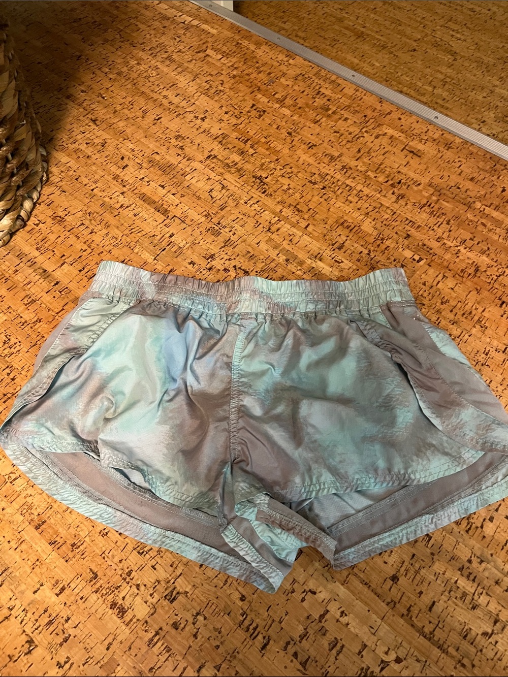 Free people movement Blue grey Tie-Dye Women’s Athletic Shorts medium